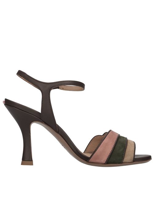  RELAC | LAC015 CALF./SUEDEMARRONE-VERDE-ROSA